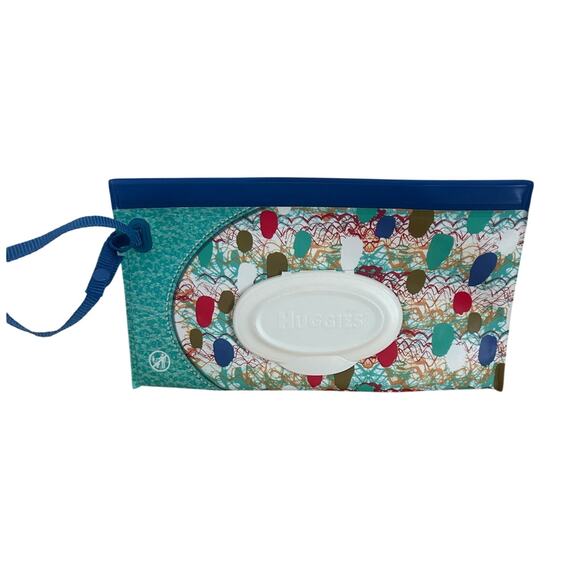 Huggies Clutch N Clean Refillable Wristlet Clutch Bag For Refillable Wipes - Picture 1 of 6